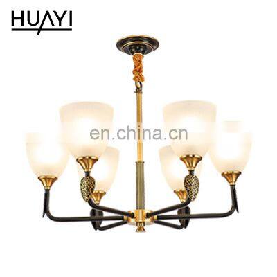 HUAYI New Design Adjustable Joints Villa Hotel Lobby Living Room Restaurant Indoor E27 40W Modern Pendant Lamp