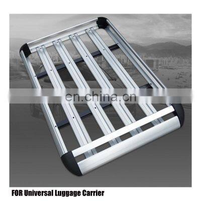 Aluminum Car Accessories Universal Luggage Carrier for 130*100 Roof Rack Cross Bar