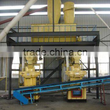 Vietnam 3-4T/H Mobile wood pellet production line