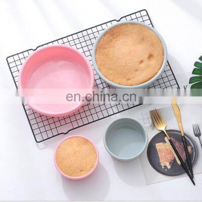 Non-stick Quick Release Tool for Baking Round Cake Pan Silicone Cheesecake Mold photo-2