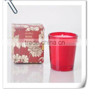 100g High quality Decorative scented Glass candle jar SA-1917