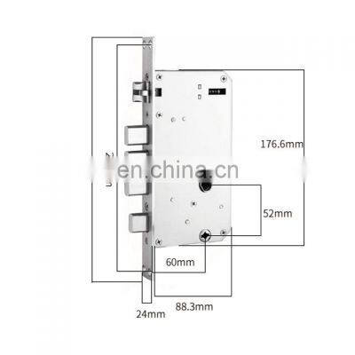 High Quality Safe Keyless Biometric Fingerprint Tuya Smart Lock For Hotel photo-5