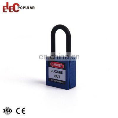 Wholesale Lightweight Insulation Shackle Anti Theft Safety Padlock With Key