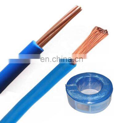 6mm Copper Wire Cable PVC Insulation Material Electric Cable for Building Installation