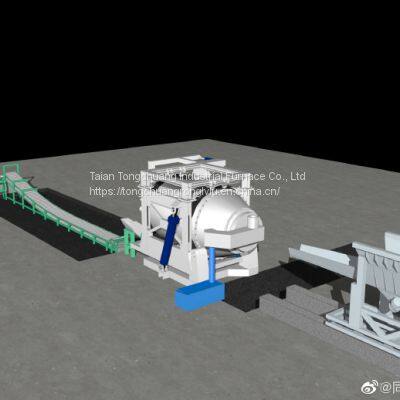 Rotary Furnace Reduces Carbon Emissions and is Conducive to Environmental Protection, 10 Tons of Natural Gas Pure Oxygen Combustion Ironmaking Furnace photo-3