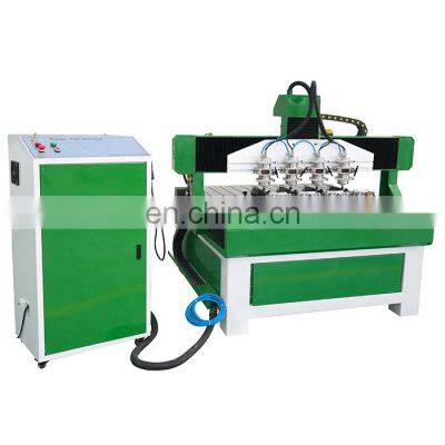 1212 3D Cnc Router Woodworking Machine 4 Heads 4 Axis Cylinder Wood Cnc Router photo-2