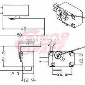 New Wholesale Reliable Quality he Belt Wheel Micro Switch photo-3