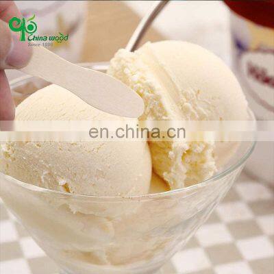 Yada Biodegradable Disposable 94mm Birch Wooden Small Spoon Wooden Ice Cream Spoon photo-4