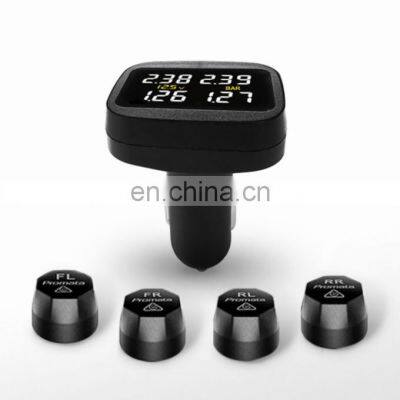 0.01bar display cig-plug car air pressure monitor tire parking sensor tpms