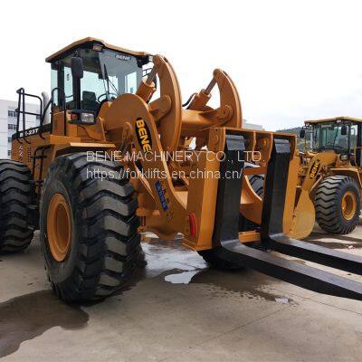Chinese BENE 23ton Forklift Loader 23ton Diesel Forklift 23ton Wheel Loader for Granite Handling photo-3