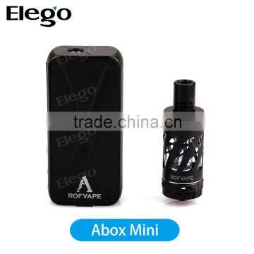 Rofvape ABOX Mini TC - 50W box mod, A-Box Mini atomizer 3.2ml 0.5ohm(A1),1.0ohm(A1), 0.2ohm(Ni), 0.3(Ti)