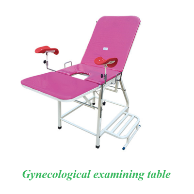 Gynecological examination table / medical examination table