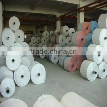 White woven bag rolls / fabric roll / PP woven tubular fabric for woven bag