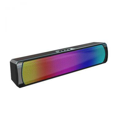 RGB light Portable Wireless USB Bluetooth Subwoofer Speaker Gaming Music Video Speaker