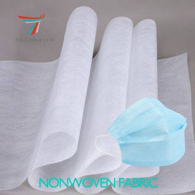 Quanzhou Factories Diapers Upper Coating Layer Tecido Não Tecido Hydrophilic PBAT SMMS,SMS,SSS Non Woven Cloth Biodegradable PLA Spunbond Nonwovens photo-2