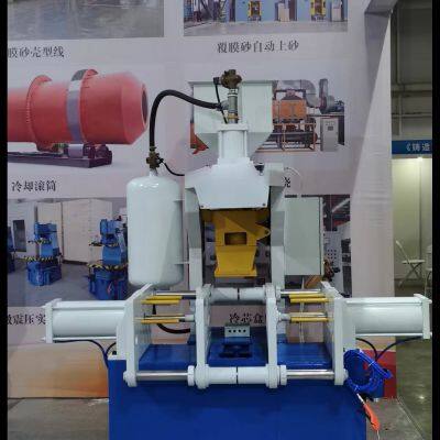High efficiency hot and cold core box shooting machine