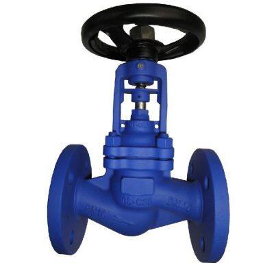 ANSI DIN Bellow Sealed Globe Valve Cast Steel Ductile Iron WCB Stainless Steel High-Temperature Systems Leak Prevention photo-6