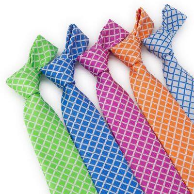 Wholesale 100% Silk Necktie Paisley Floral Men Tie Top Quality Business Tie Pocket Square Tie Clip Cufflinks Set Classic 3-piece Set 8.5cm