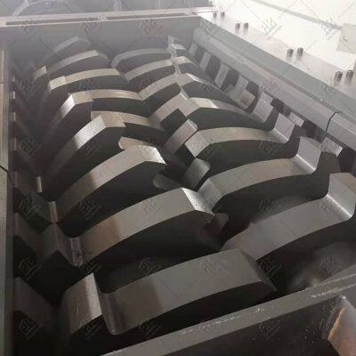 Industrial Two Double Shaft Shredding Machine Scrap Car Tire Waste Wood Pallet Scrap Metal Shredder photo-1