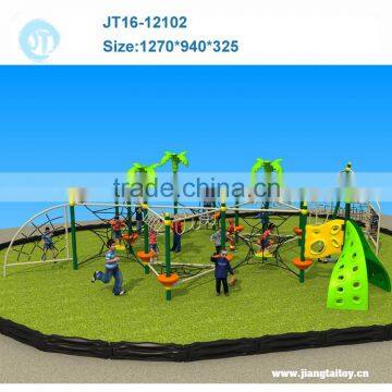 JT16-12102 Amusement park children outdoor climbing structure