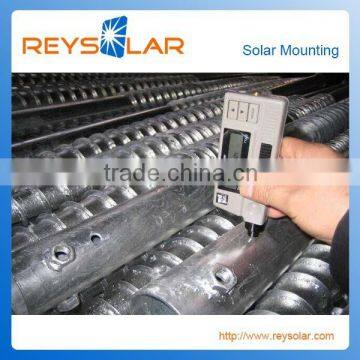 Solar Panel Bracket System Ground Post/Welding Spiral Solar Energy Ground Screws