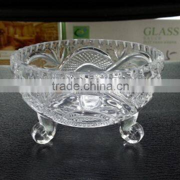 Glass ice cream bowl