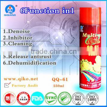 550ml Antifriction/Multi-purpose Anti-rust oil Silicone spray QQ-61