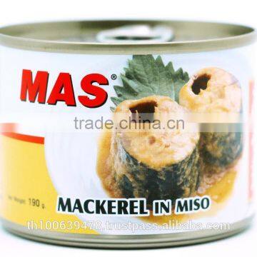 Canned Mackerel Fish in Miso (Saba)