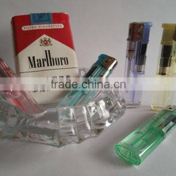 Chinese cigarette lighter transparent electronic lighter FH-606 smoking accessories