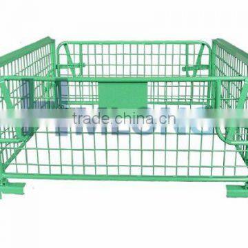 Foldable Storage Wire Mesh Metal Cage Pallets