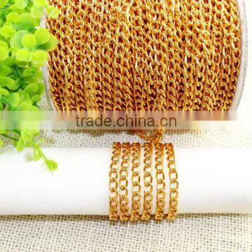 Good plating metal gold chain / aluminum chain