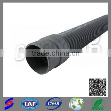 2014 hot sale flexible corrugated black pvc pipe made in China