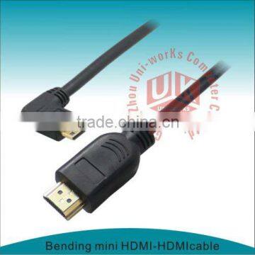 1.5m 1080p bending hdmi to mini hdmi cable