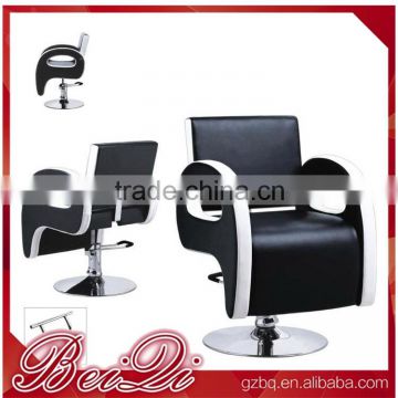 Beauty brown and black antique recline barber chairs for sale in the world