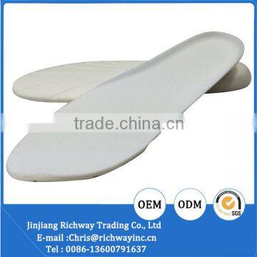 hot selling white PU material insole for shoes
