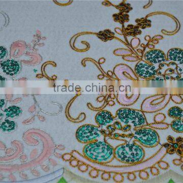 High Speed 6 Heads Flat +Sequins+Easy Cording Mixed Computerized Embroidery Machine photo-6