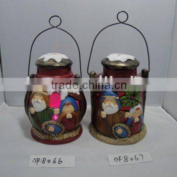 polyresin nativity led