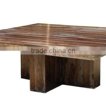 Hot selling Vintage Wooden Carved Dining Table, Popular New design Carving Panel Fine Finish Dining Table