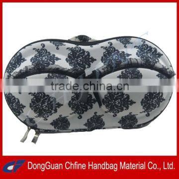 CFBCD3-00108 Printed mutispandex EVA hard shell protective bag case bra organizer