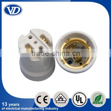 China led porcelain E27 lamp holder screw type 519 lamp socket