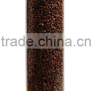 Wall Mounted Dispensers for Coffee Beans, Roasted Coffee Bean Silos, Cylindrical Coffee Bean Dispenser Silos, Topping Dispensers