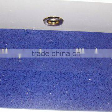 China wholesale sapphire blue quartz stone countertop