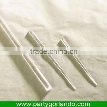 disposable plastic prism cocktail swizzle picks 110mm