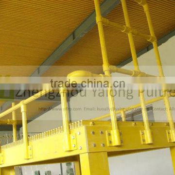 Fiberglass platform and structures, frp glassfiber platform walkway