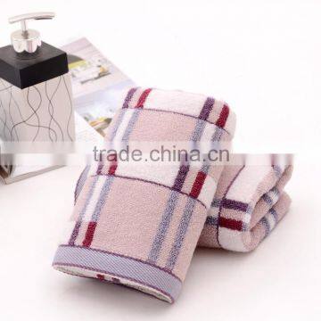 Hot Sale Good Qulity 100% Cotton Face Towel Wholesale Plaid Towel photo-6