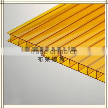 Top Quality UV Protection Twin Wall Hollow Polycarbonate Sheets