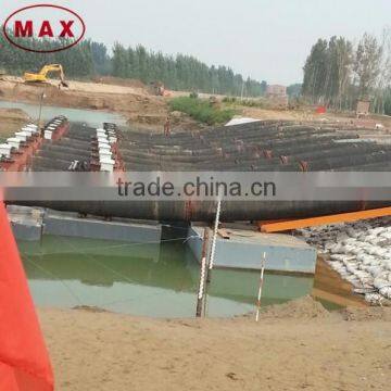 Flange joint braided flexible suction hose for dredging pump