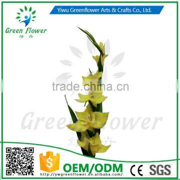 Greenflower 2016 Wholesale Real Touch Latex PU China Artificial Flowers Gladiolus for Wedding Decoration photo-2
