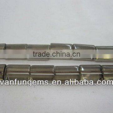 smoky quartz cylinder shape
