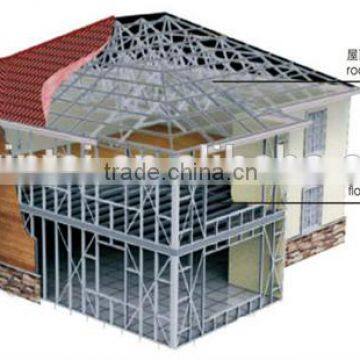 light steel villa luxury prefab steel frame villa design build